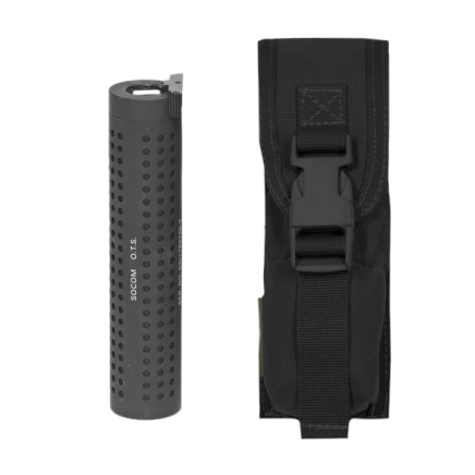 Warrior Large Torch/Suppressor Pouch Black