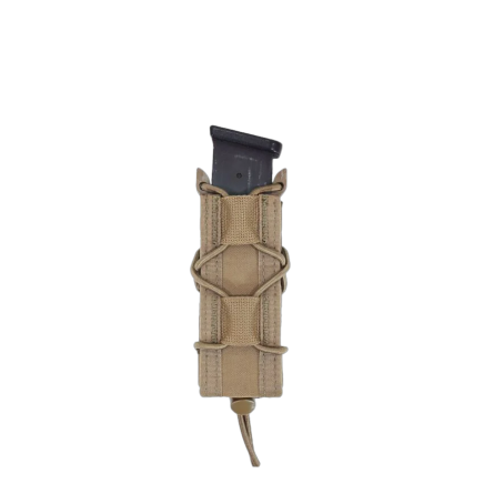 Warrior Single Quick Mag for 9mm Pistol Coyote Tan