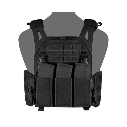 Warrior LPC V1 DFP TEMP Low Profile Plate Carrier Combo with Detachable Triple 5.56 Elastic Open Mag Panel