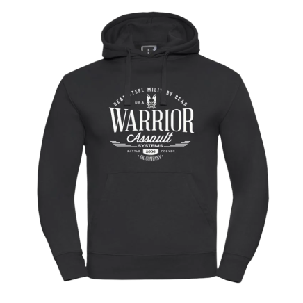 Warrior Vintage Hoodie Black