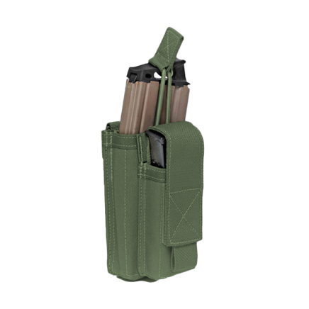 Warrior Single 5.56mm/9mm Mag Pouch Olivie Drab