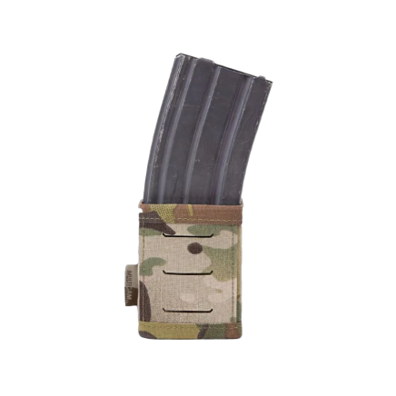 Warrior Laser Cut Single Snap Mag Pouch 5.56mm Short Multicam