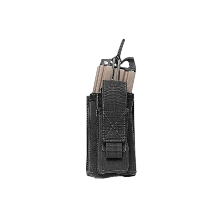 Warrior Single 5.56mm/9mm Mag Pouch Black