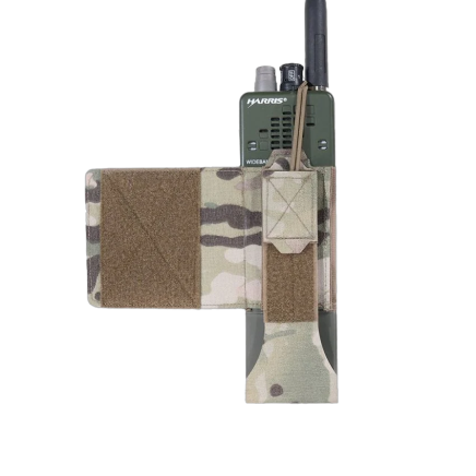 Warrior Laser Cut Wing Velcro MBITR / Harris Radio Pouch MultiCam
