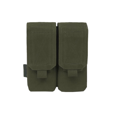 Warrior Double G36 Covered Mag Pouch OD Green