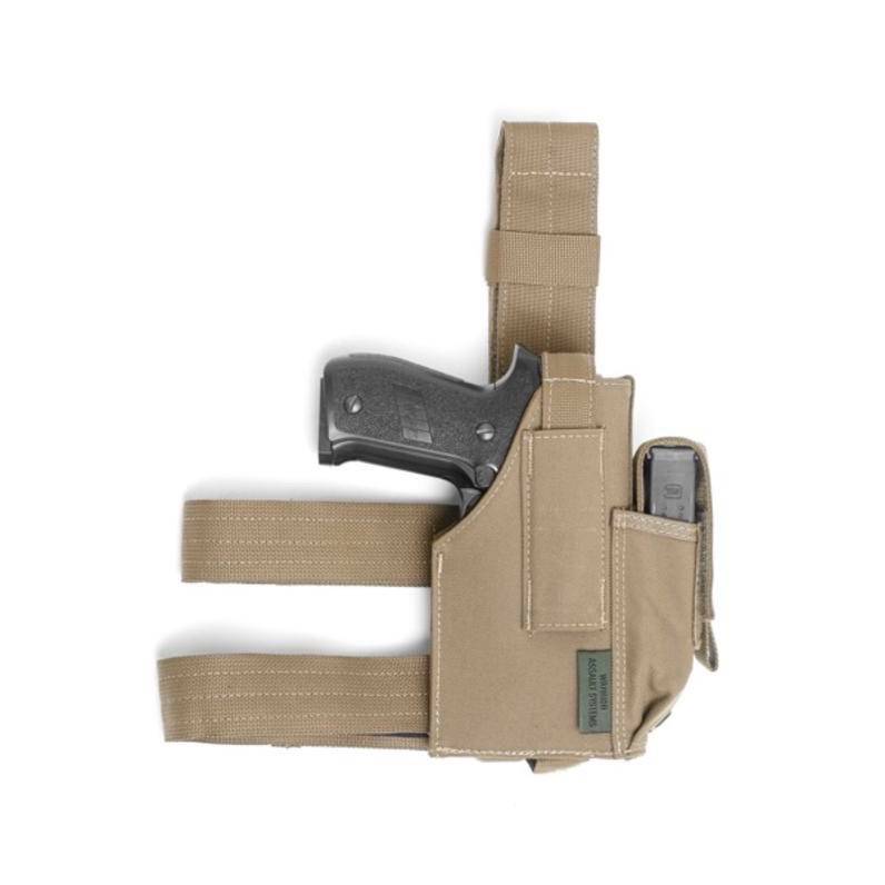 Colonel Mustard - TORNADO TACTICAL LEG HOLSTER - COYOTE BROWN