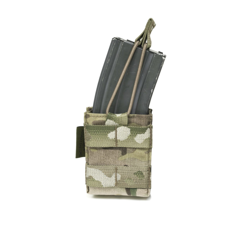 Tactical 5.56mm Double Pistol Magazine Pouch Drop Leg Panel Mag Bag 