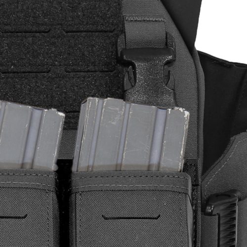 Warrior Assault Systems Laser Cut Detachable Triple Snap Mag Pouch - Black