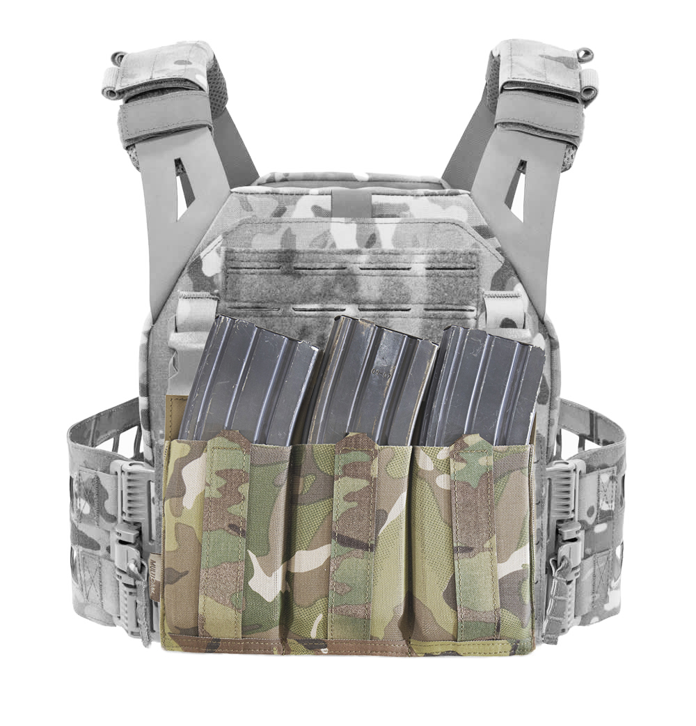 MAG DMgear Tactical Single 556 Mag Pouch Partition Compartment Elastic Hunting Gear 